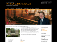 PATRICK RICHARDSON website screenshot