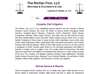 LAWRENCE RICHTER JR website screenshot