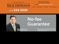 RICK DEHOYOS website screenshot
