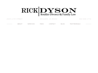 RICK DYSON website screenshot