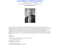 RICK GUZMAN website screenshot