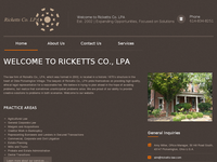 RICHARD RICKETTS website screenshot