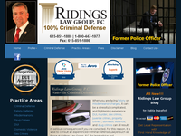 DAVID RIDINGS website screenshot