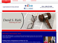DAVID RIEHL website screenshot