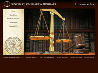 DEAN RINEHART website screenshot