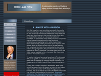 RICHARD RISK website screenshot