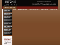 K ELLIS RITCHIE website screenshot