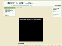 ROBERT MARTIN website screenshot