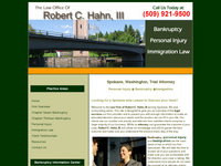 ROBERT HAHN III website screenshot