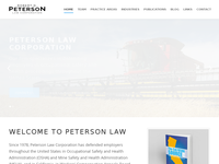 ROBERT PETERSON website screenshot