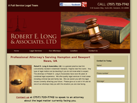 ROBERT LONG website screenshot