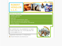 ROBERT HENSLER website screenshot