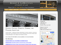 ROBERT LAMOUNTAIN website screenshot