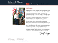 ROBERT MALOOF website screenshot