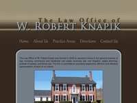 ROBERT KNAPIK website screenshot