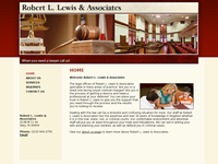 ROBERT LEWIS website screenshot