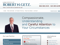 ROBERT GETZ website screenshot