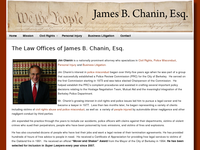 JAMES CHANIN website screenshot