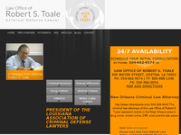 ROBERT TOALE website screenshot