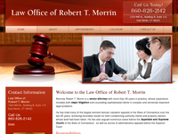 ROBERT MORRIN website screenshot