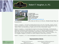ROBERT VAUGHAN JR website screenshot