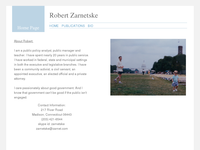 ROBERT ZARNETSKE website screenshot