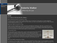 ROBERTA WALKER website screenshot