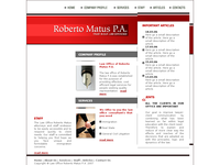 ROBERTO MATUS website screenshot