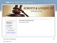 RITA ROBERTS website screenshot