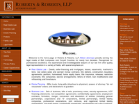 FRANK ROBERTS website screenshot