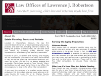 LAWRENCE ROBERTSON website screenshot