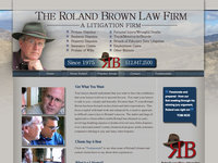ROLAND BROWN website screenshot