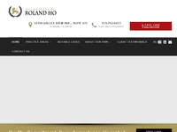 ROLAND HO website screenshot