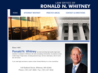 RONALD WHITNEY website screenshot