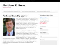 MATTHEW RONE website screenshot