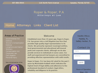 DONOVAN ROPER website screenshot