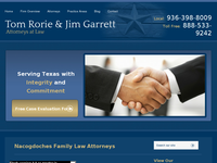 TOM RORIE website screenshot
