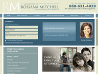 ROSSANA MITCHELL website screenshot