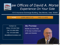 DAVID MORSE website screenshot