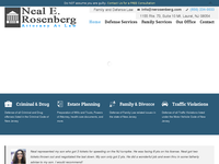 NEAL ROSENBERG website screenshot