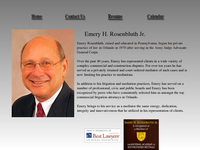 EMERY ROSENBLUTH JR website screenshot