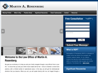 MARTIN ROSENBURG website screenshot