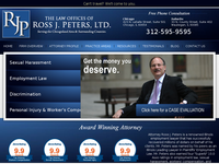 ROSS PETERS website screenshot