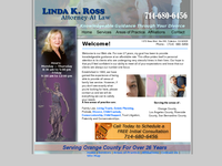 LINDA ROSS website screenshot