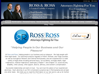 REBECCA ROSS website screenshot