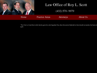 ROY SCOTT website screenshot