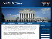 ROY BRESLOW website screenshot