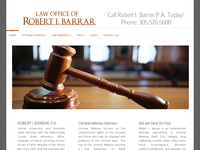 ROBERT BARRAR website screenshot
