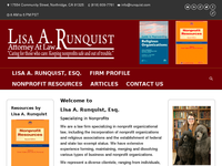LISA RUNQUIST website screenshot