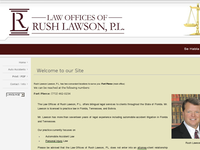 RUSH LAWSON website screenshot